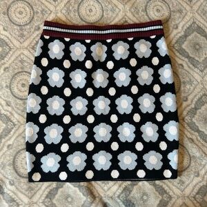 English Factory | Knit Floral Skirt